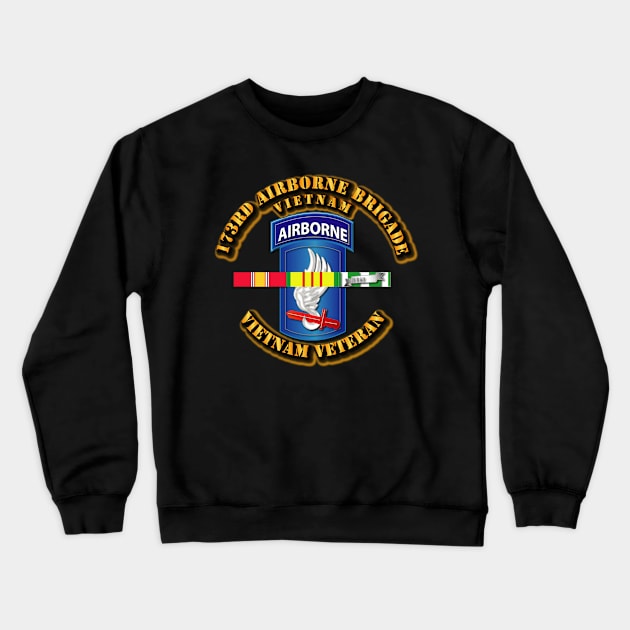 173rd Airborne Brigade w SVC Ribbons Crewneck Sweatshirt by twix123844